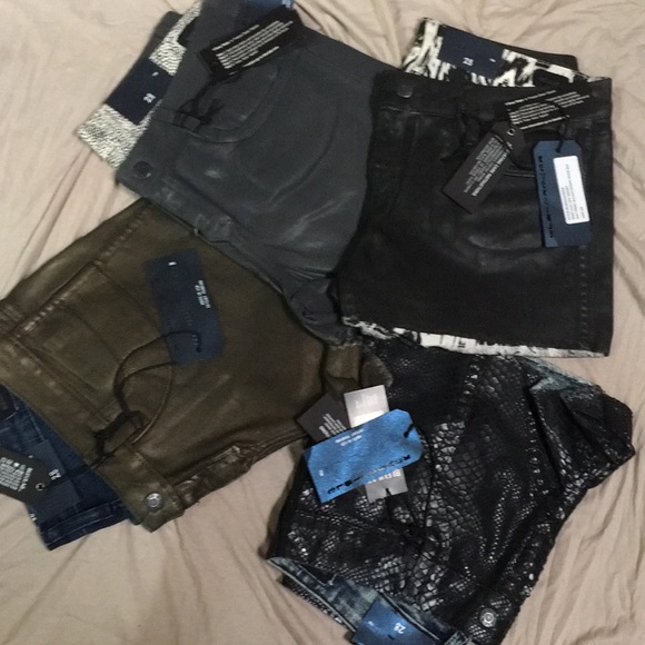 bleulab Pants - NWT bleulab reversible short booty Sz 28 choose bleulab Pants - NWT bleulab reversible short booty Sz 28 choose
